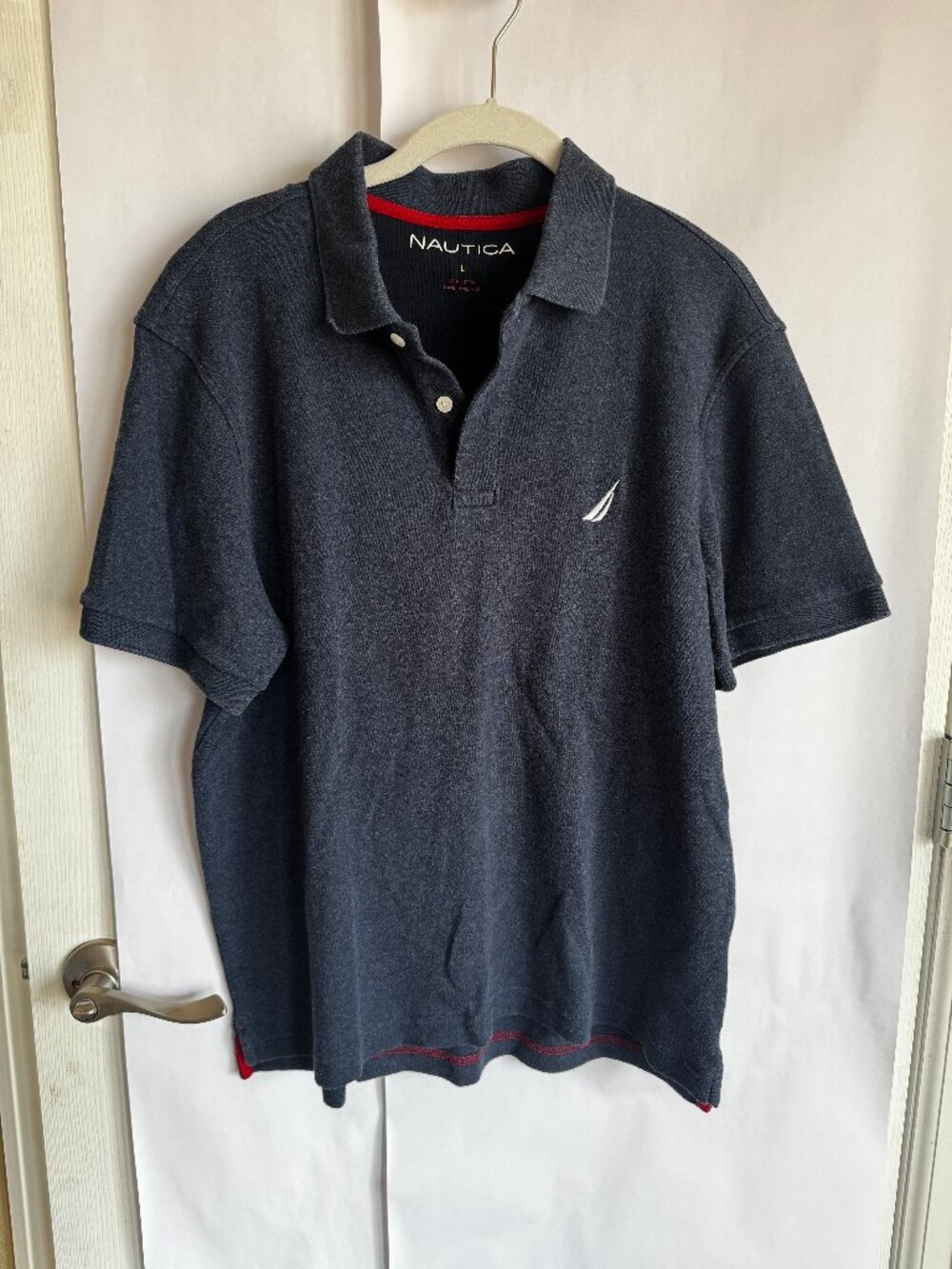 Nautica Navy Polo Shirt Men's Large
